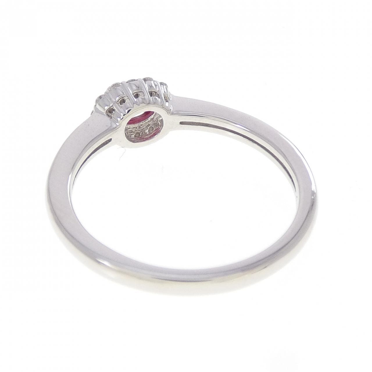 PT950 ルビー リング 0.22CT