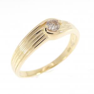 K18YG ダイヤモンド リング 0.11CT