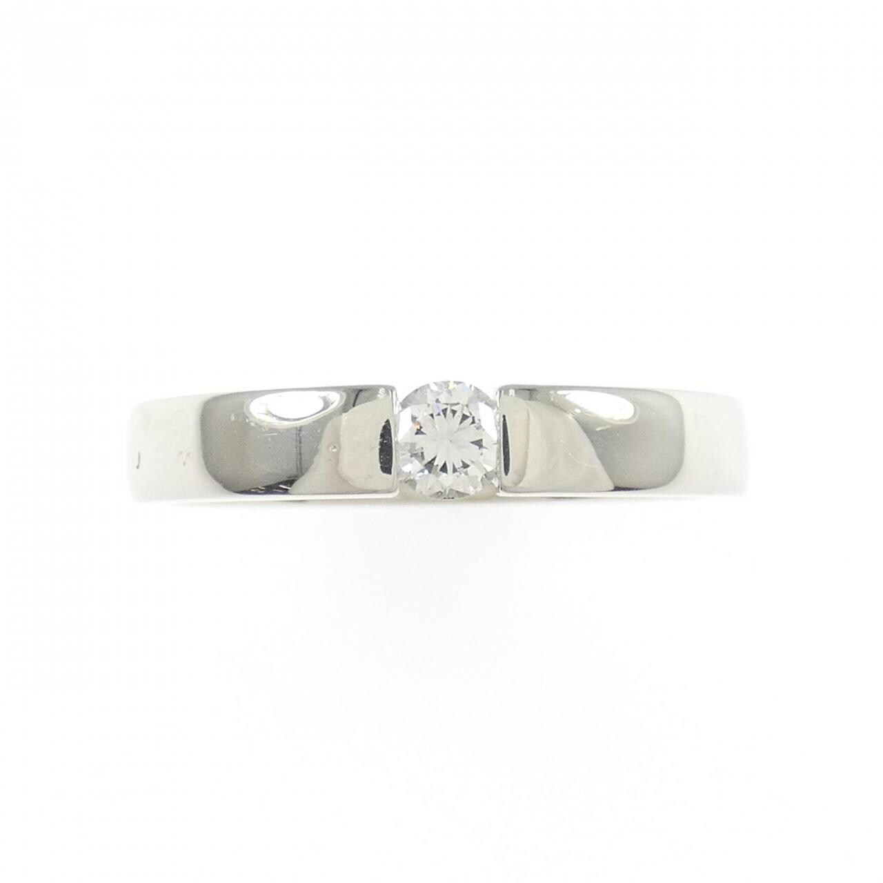 PT950 ソリティア ダイヤモンド リング 0.170CT