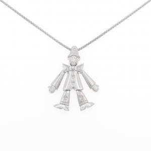 K18WG ダイヤモンド ネックレス 0.30CT