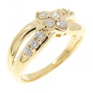 K18YG ダイヤモンド リング 0.30CT