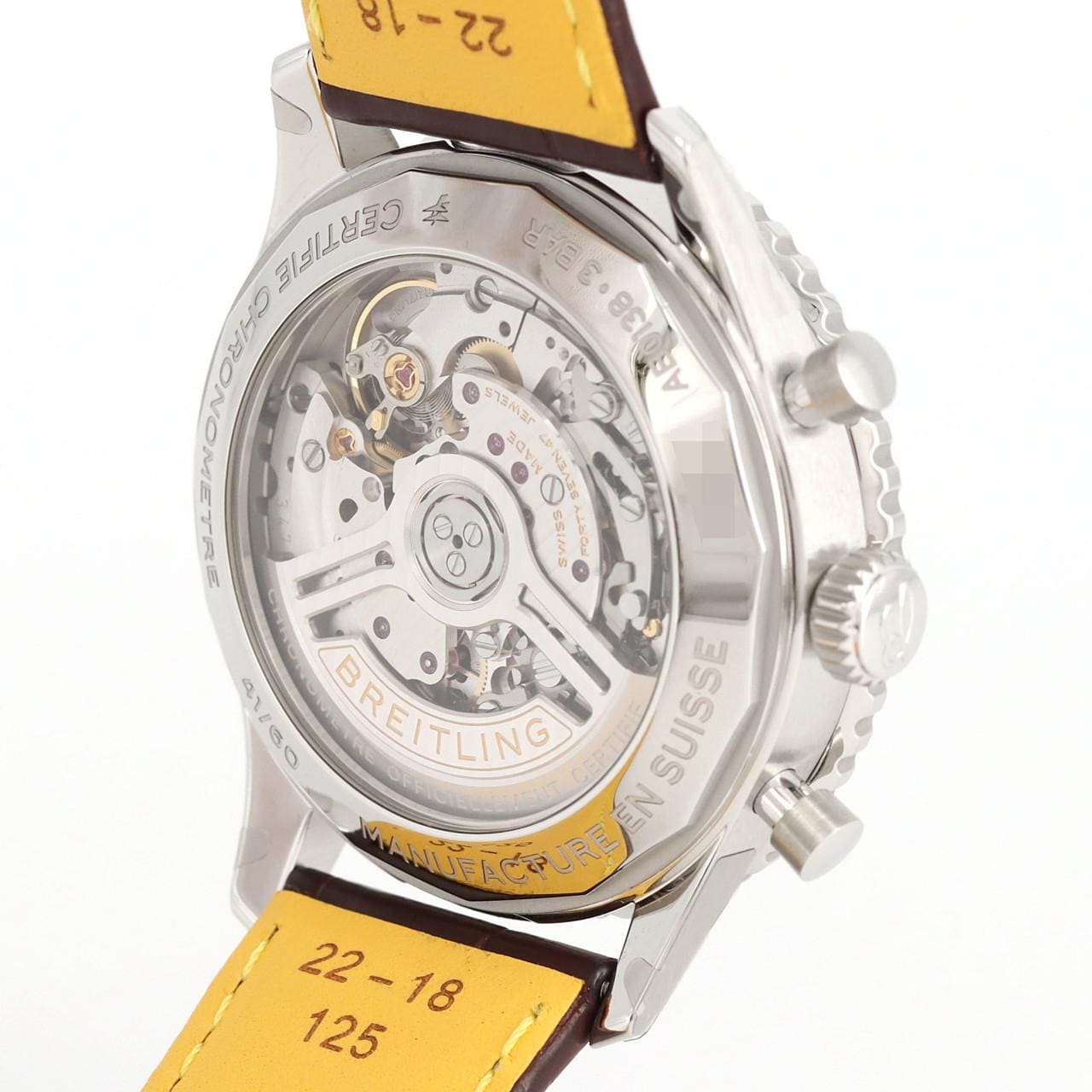 [新品] BREITLING Navitimer B01 计时码表 43 AB0138/AB01382C1Q1P1 SS自动上弦