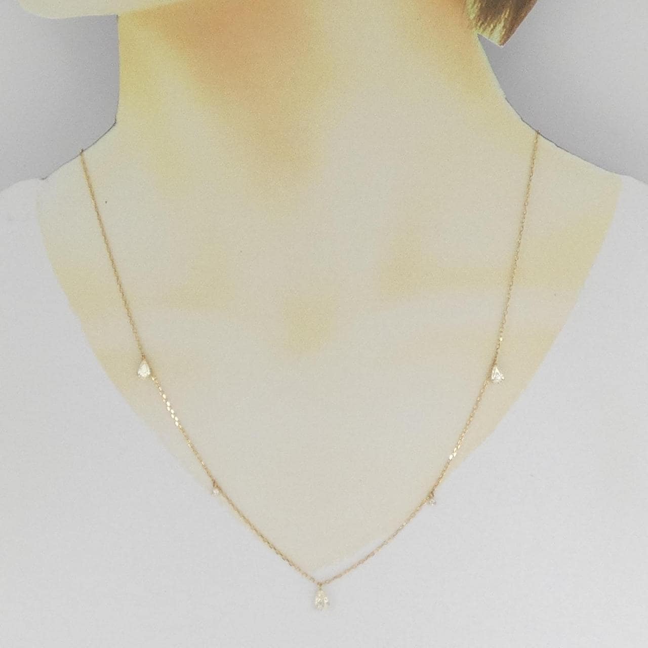 [新品] K18YG鑽石項鍊 0.85CT