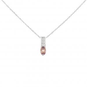 PT900/PT850 パパラチアサファイヤ ネックレス 0.391CT