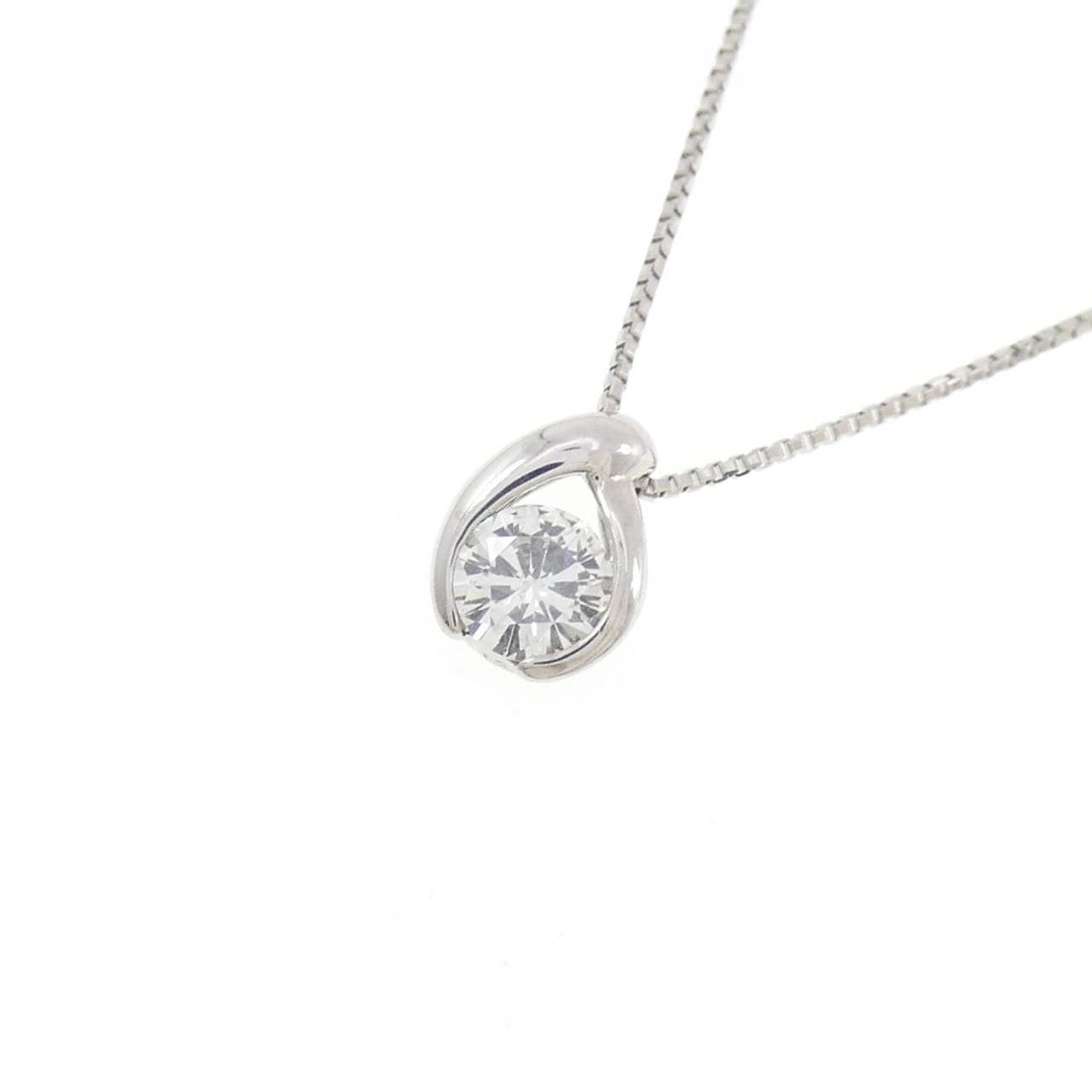 PT900/PT850 ダイヤモンド ネックレス 0.20CT