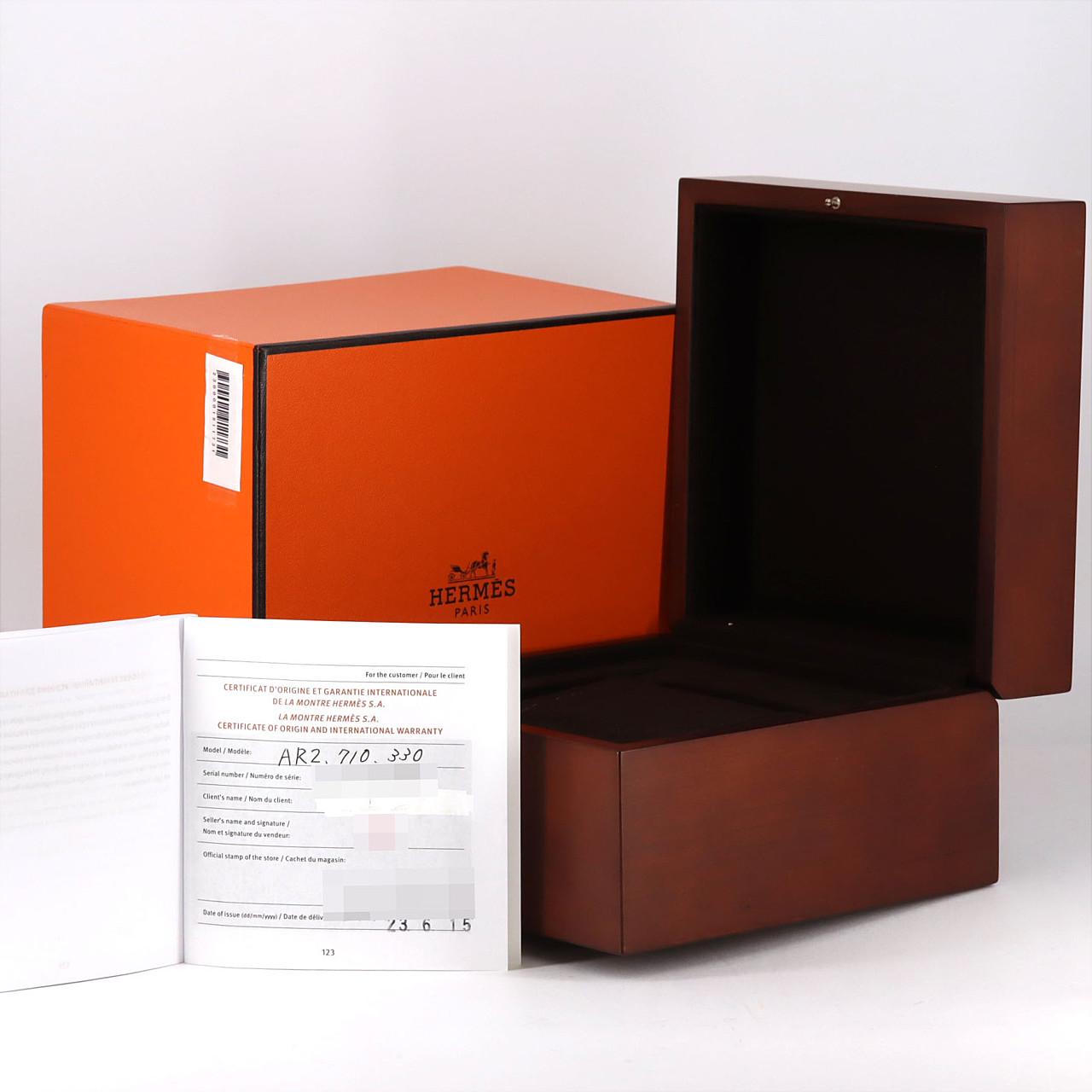 エルメス アルソースケレット AR2.710 SS 自動巻