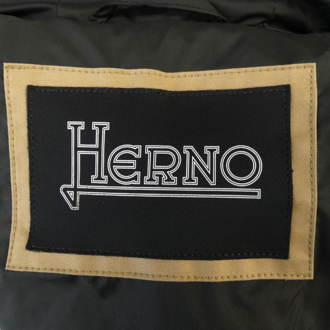ヘルノ Herno ポリエステルボアダブルジップフーディーブルゾン PA000123U ジャケット