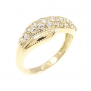 K18YG ダイヤモンド リング 0.36CT