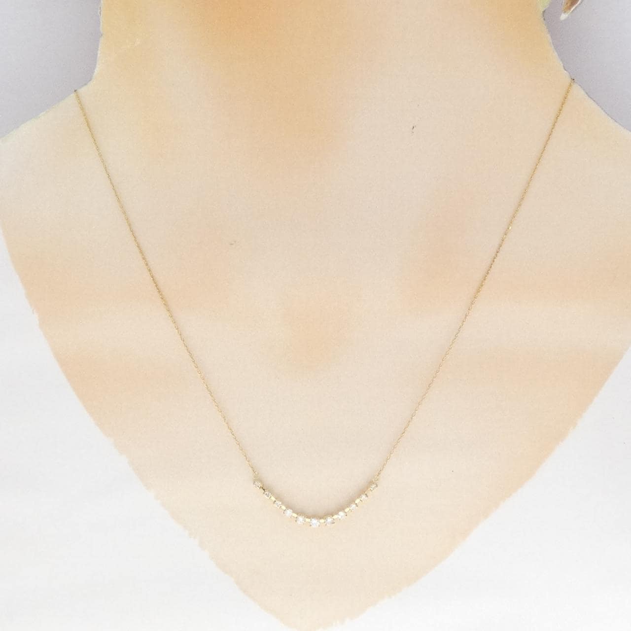K18YG ダイヤモンド ネックレス 0.30CT