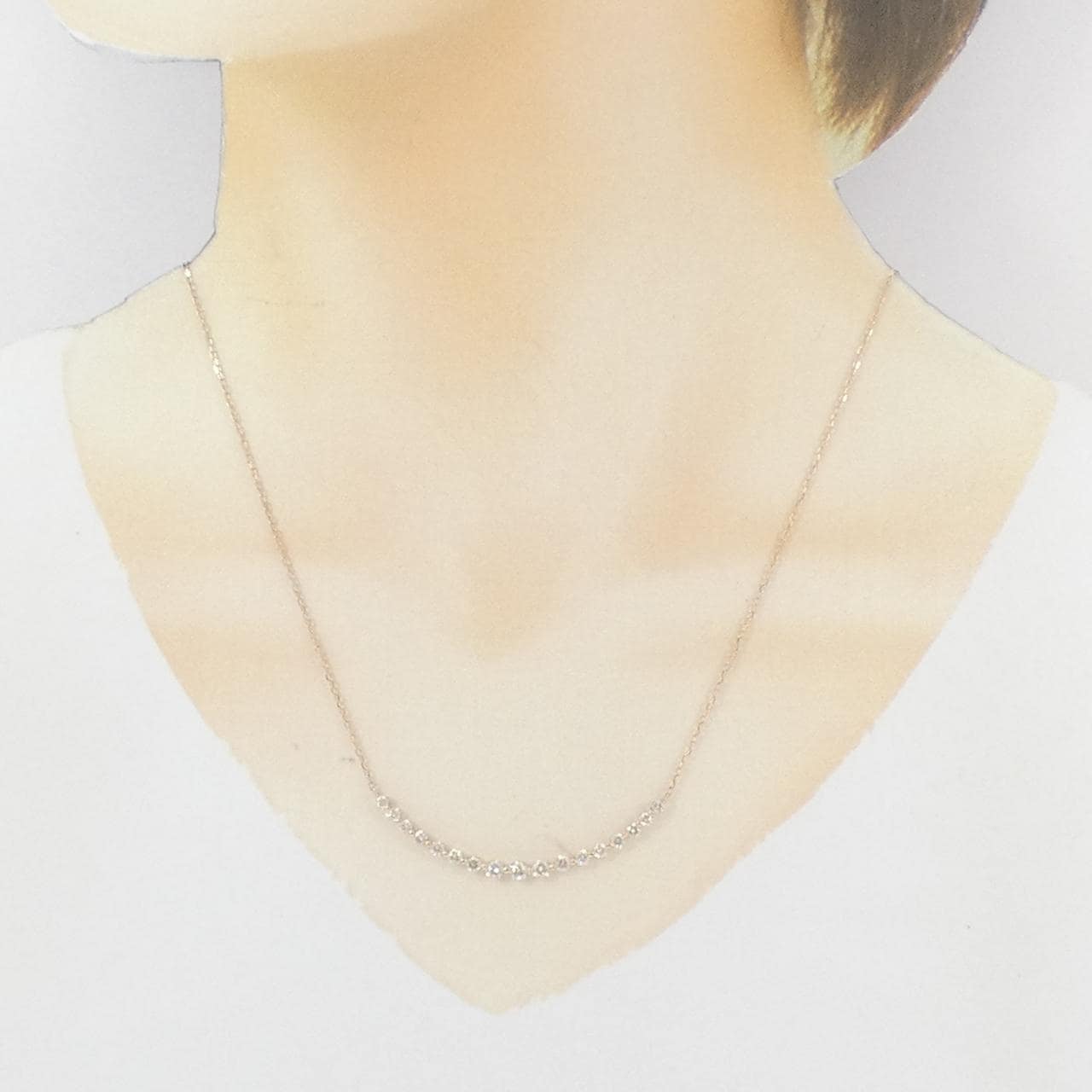 K18YG ダイヤモンド ネックレス 1.00CT