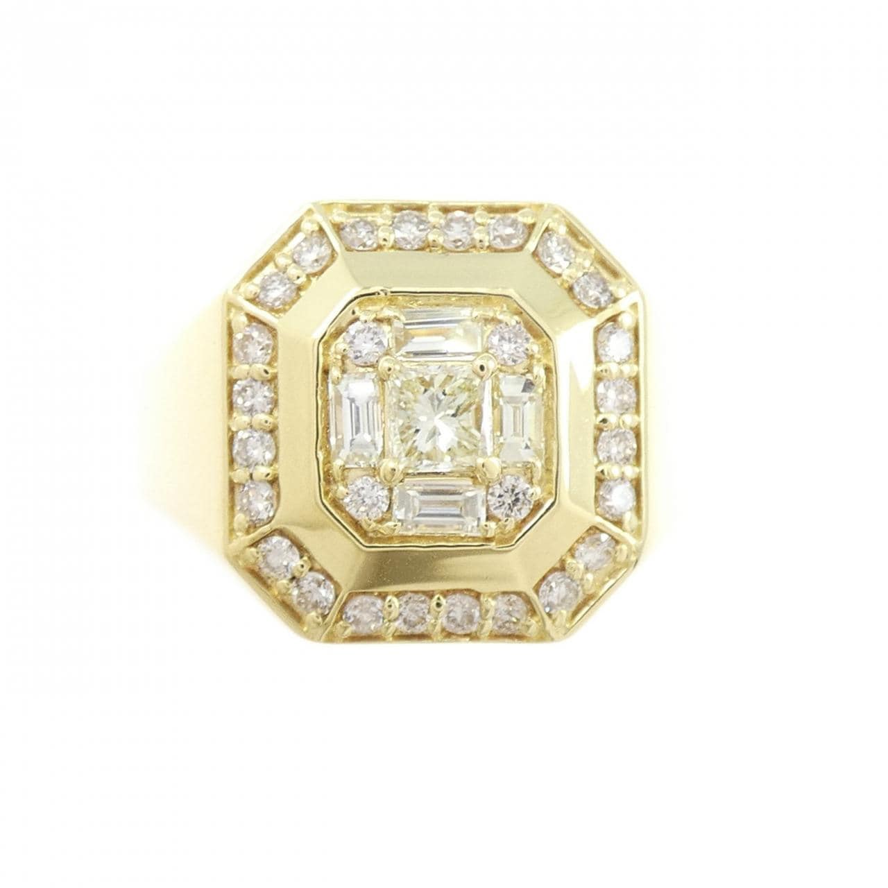 K18YG ダイヤモンド リング 0.71CT