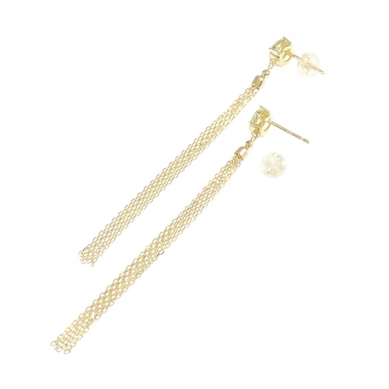 K18YG ダイヤモンド ピアス 0.30CT