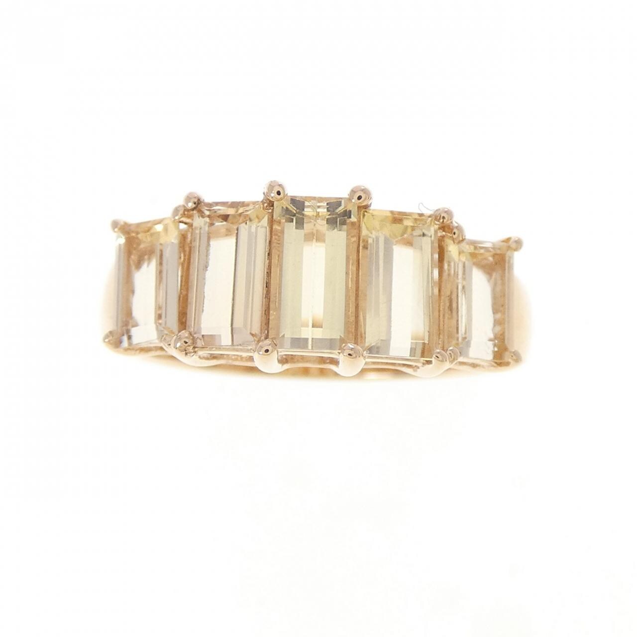 K18PG インペリアルトパーズ リング 1.80CT