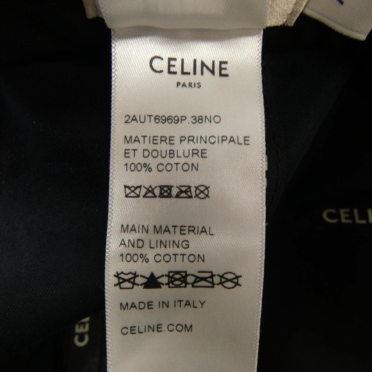 セリーヌ CELINE トリオンフベースボールキャップ 2AUT6969P キャップ