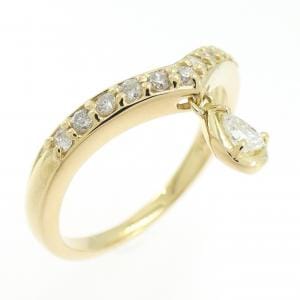 K18YG ダイヤモンド リング 0.31CT