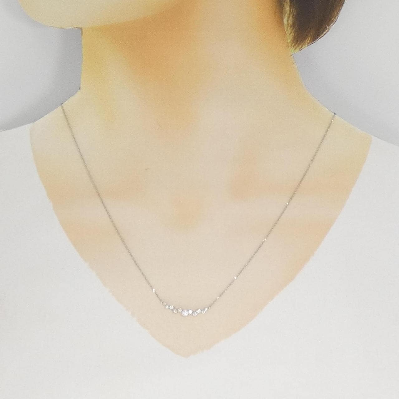 フェスタリア ダイヤモンド ネックレス 0.102CT