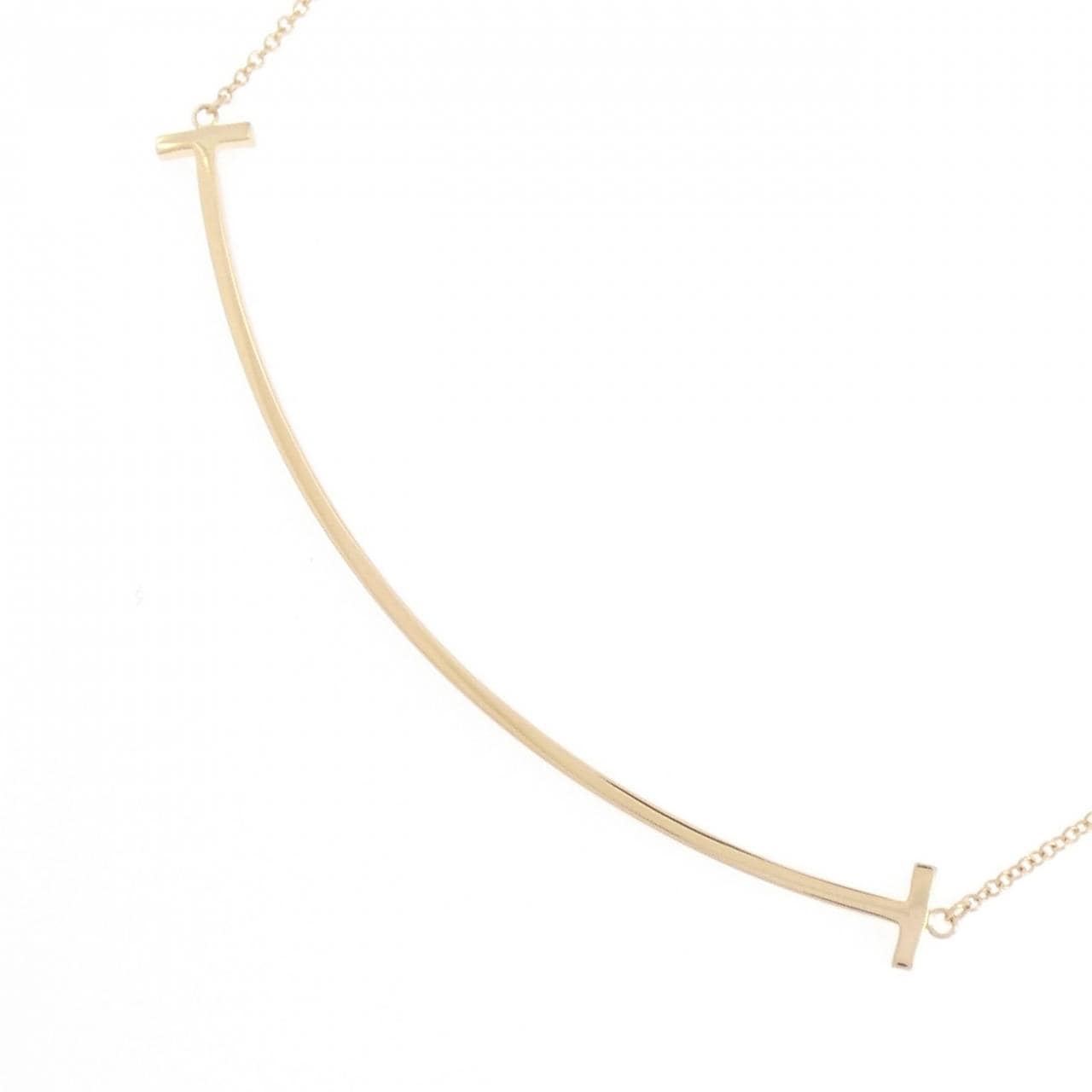 ティファニー Tスマイル ラージ ネックレス