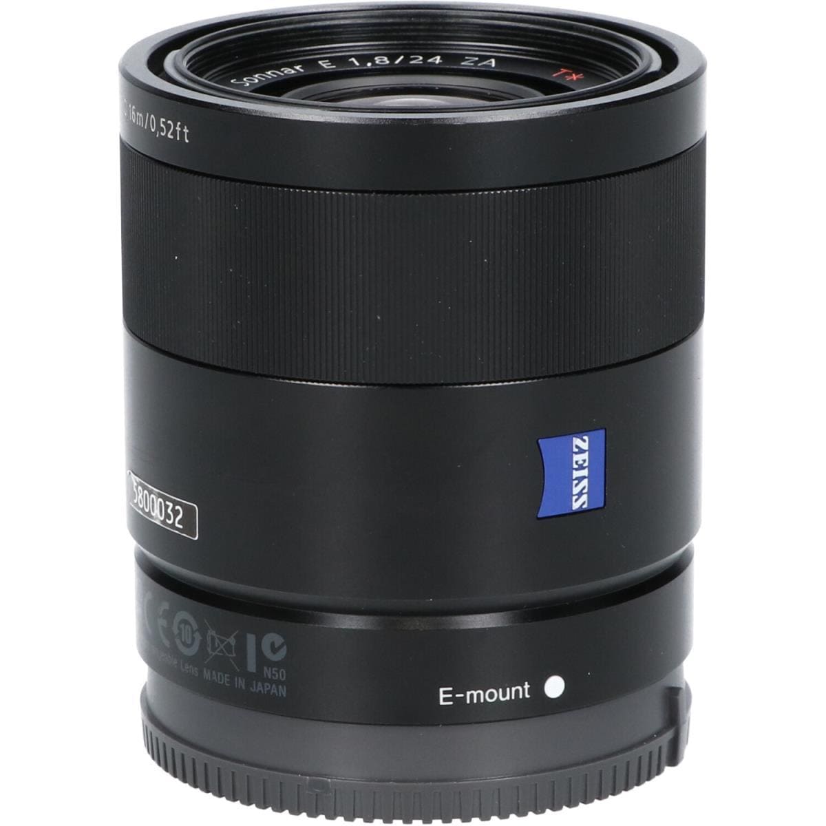 ＳＯＮＹ　Ｅ２４ｍｍ　Ｆ１．８ＺＡ（ＳＥＬ２４Ｆ１８Ｚ）