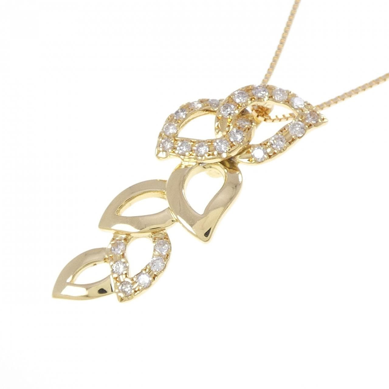 K18YG ダイヤモンド ネックレス 0.50CT