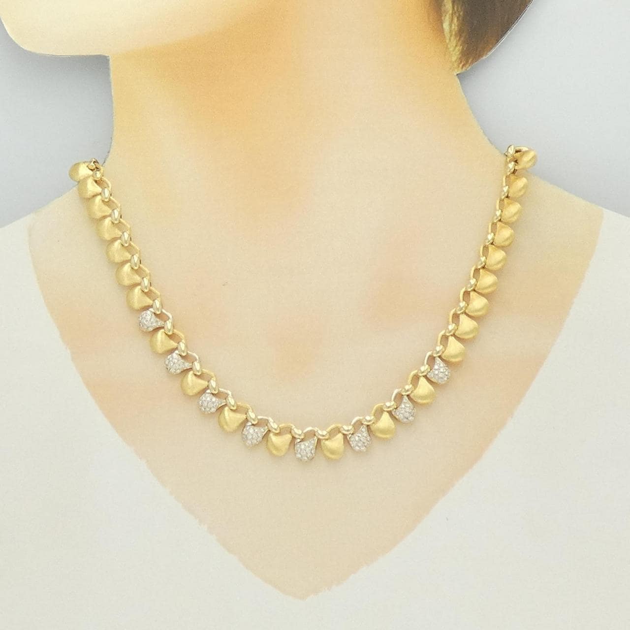 ナニス ダイヤモンド ネックレス 0.96CT