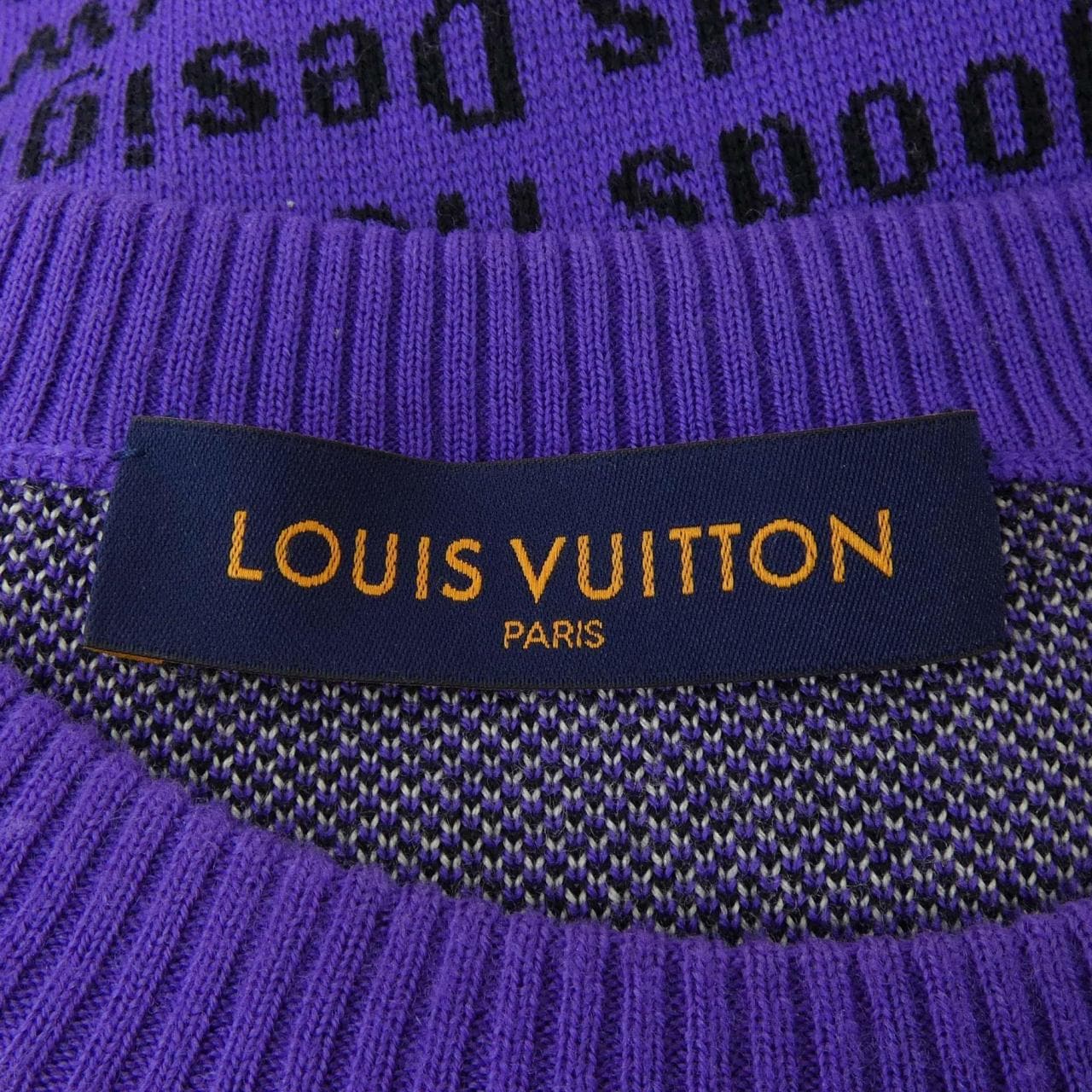 ルイヴィトン LOUIS VUITTON スタジオジャカードクルーネック HNN93WZLL ニット