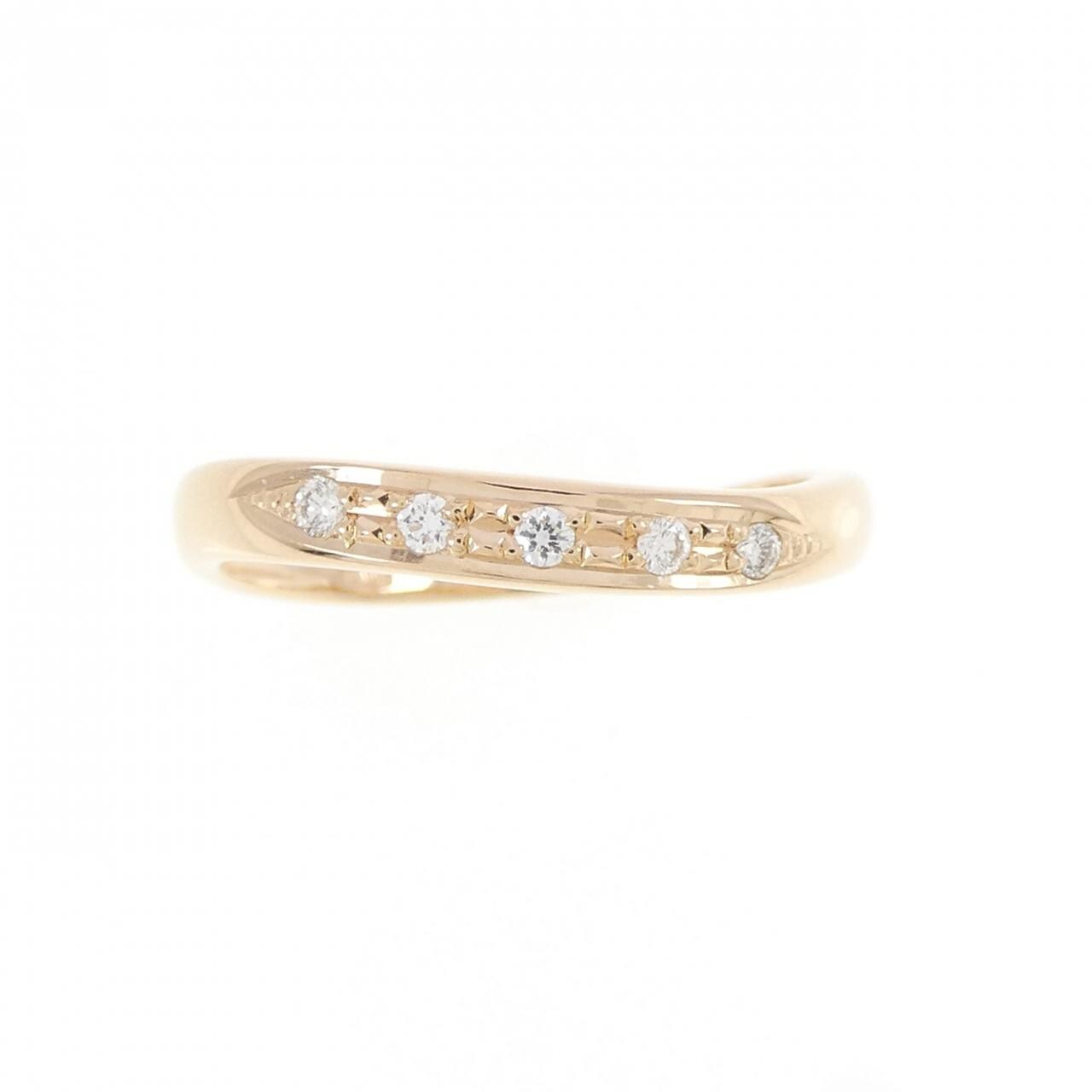 K18PG ダイヤモンド リング 0.05CT