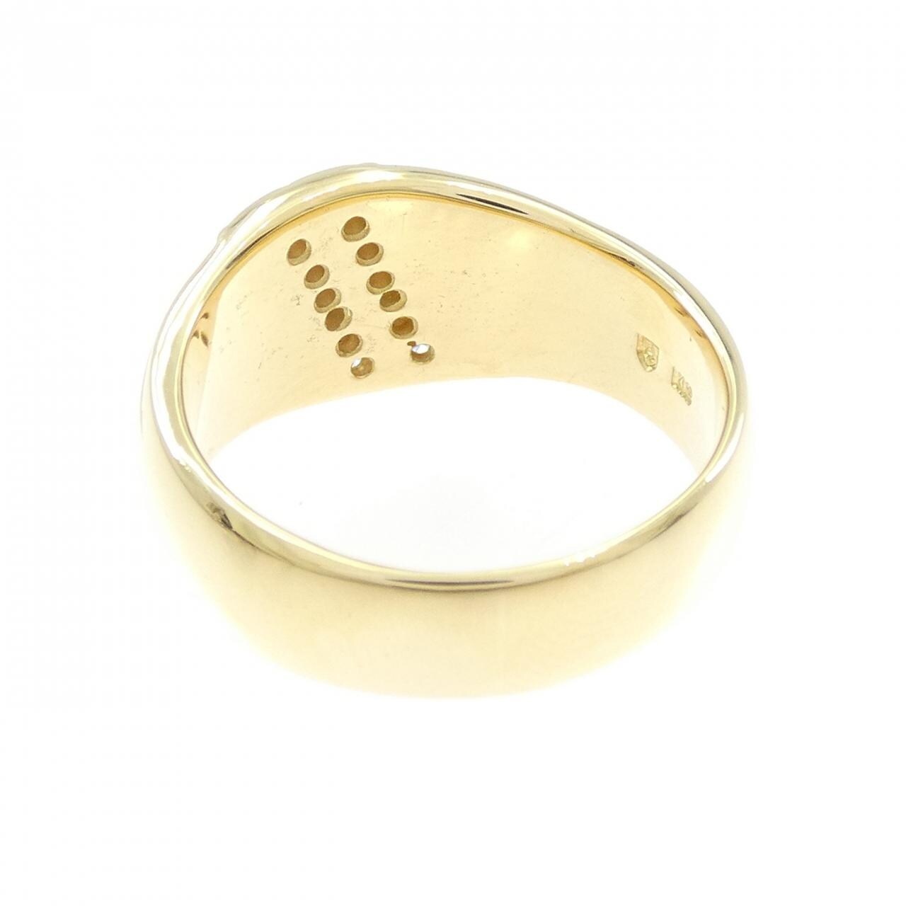 K18YG ダイヤモンド リング 0.21CT