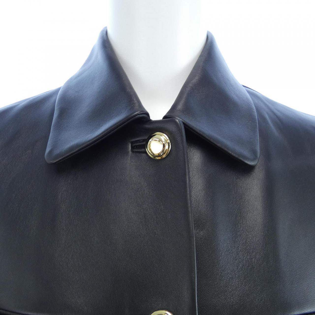 ミュウミュウ MIU MIU MPG483 S000 1395 レザージャケット