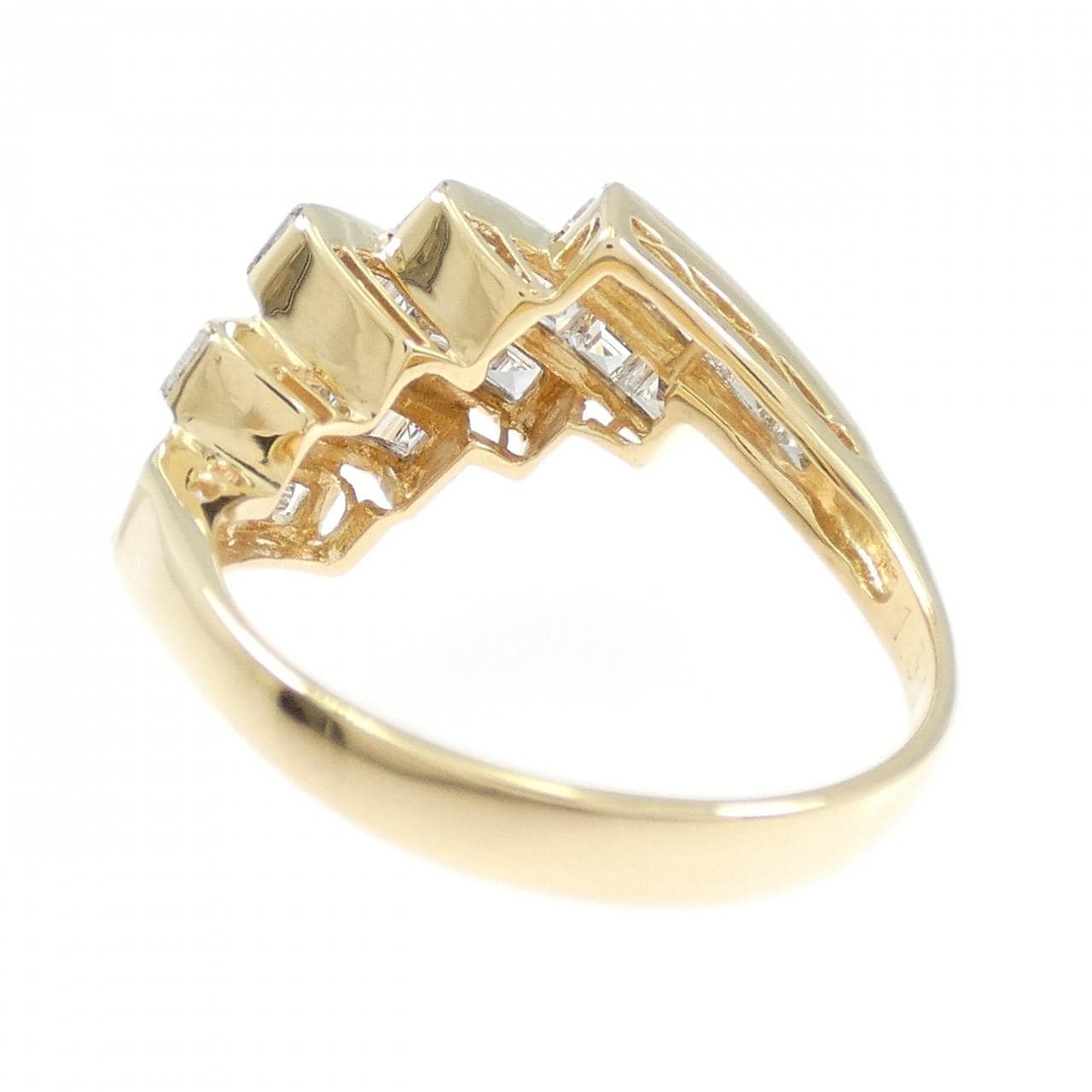 K18YG ダイヤモンド リング 1.54CT