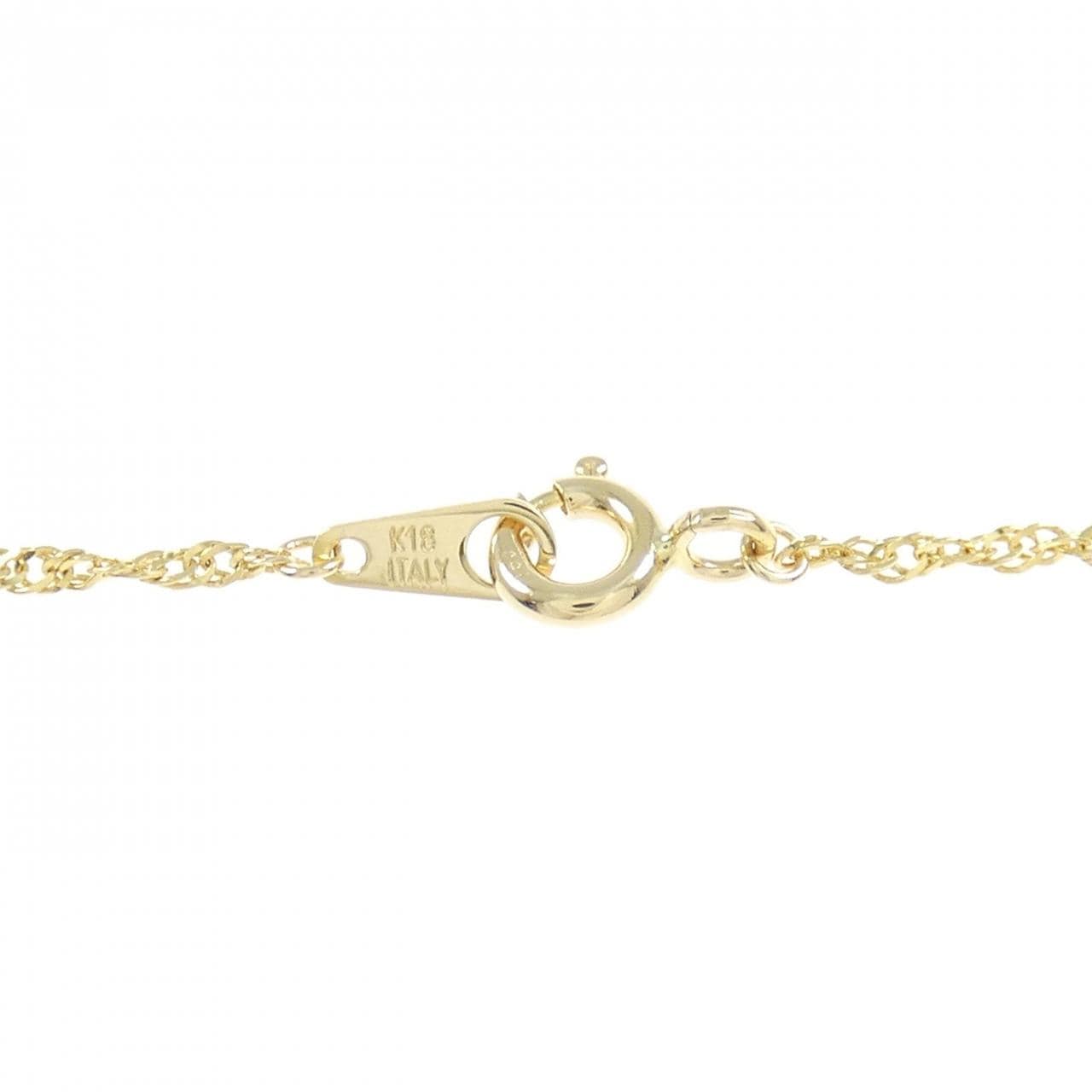 K18YG クロス ダイヤモンド ネックレス 0.30CT
