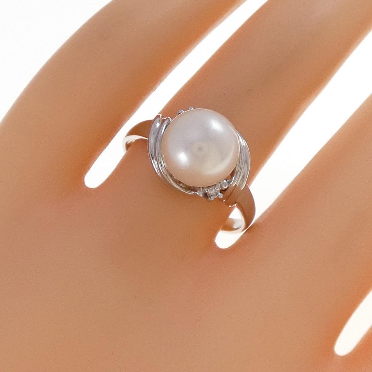 PT900 アコヤパール リング 8.8mm