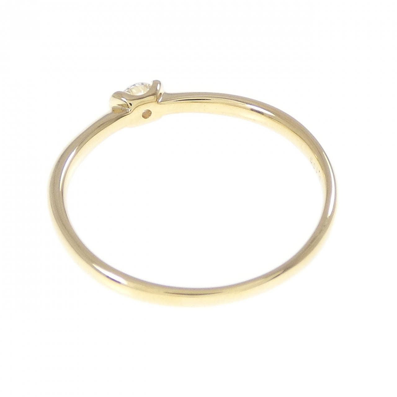 K18YG ダイヤモンド リング 0.109CT