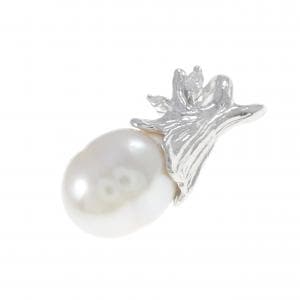 PT900 白蝶パール ペンダント