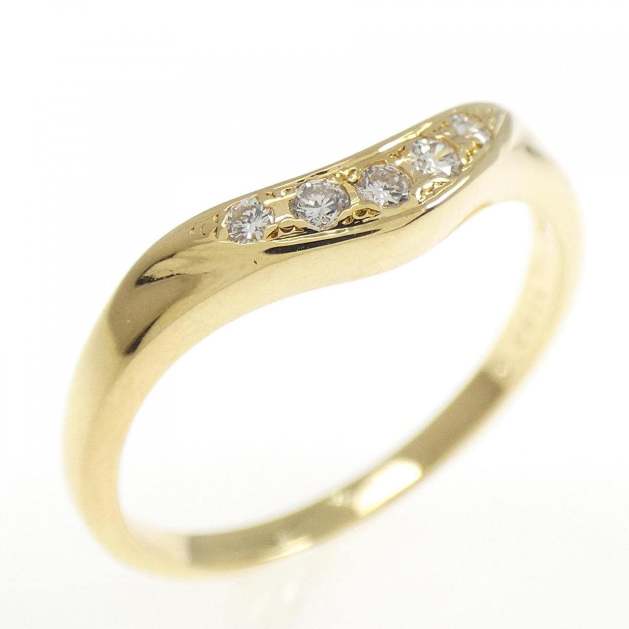 K18YG ダイヤモンド リング 0.06CT