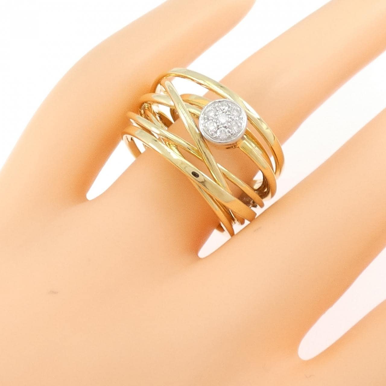 ポンテヴェキオ ダイヤモンド リング 0.14CT