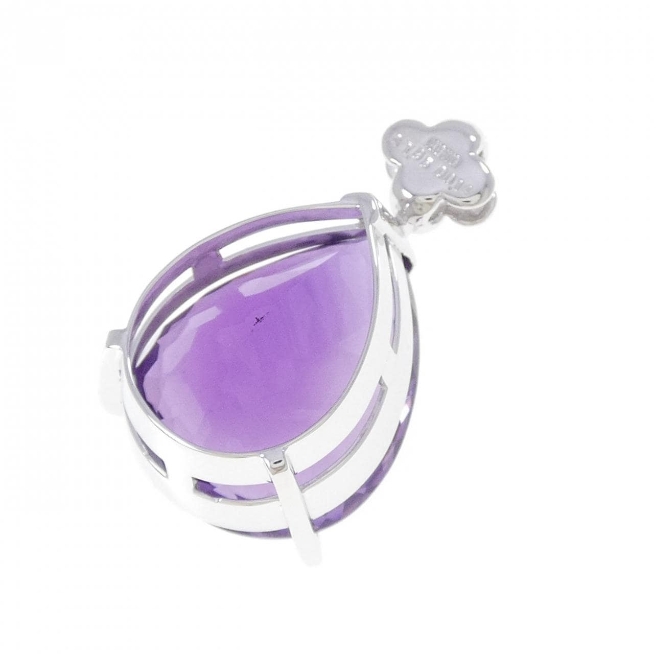 K18WG アメジスト ペンダント 27.95CT