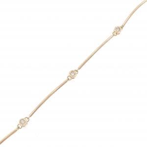 K18PG ダイヤモンド ブレスレット 0.10CT