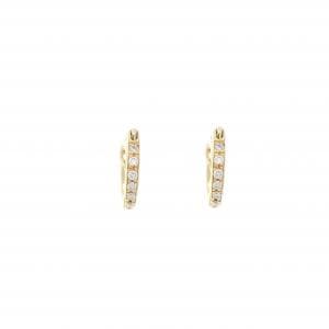 K18YG ダイヤモンド ピアス 0.066CT