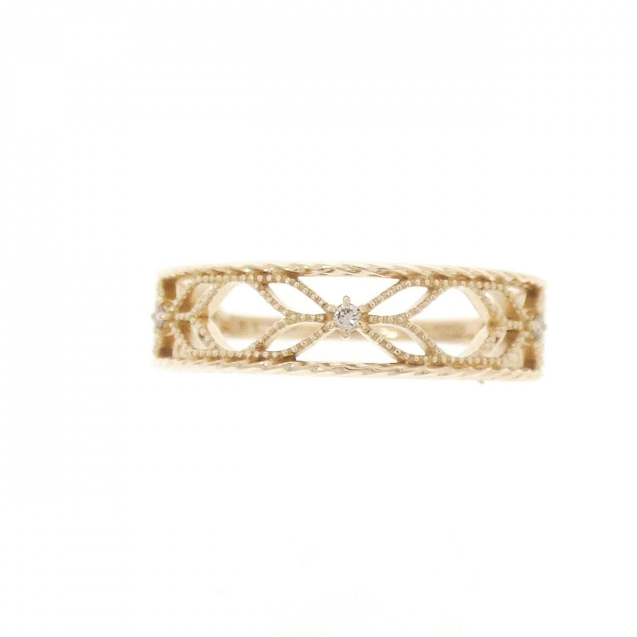 アガット ダイヤモンド リング 0.01CT