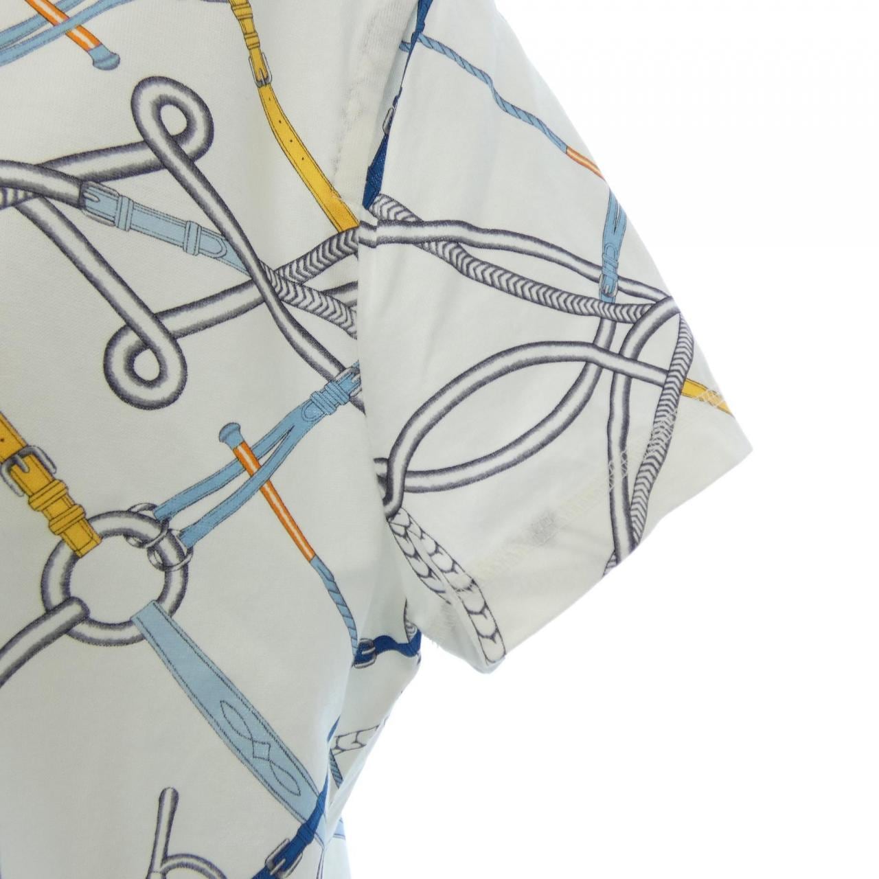 エルメス HERMES PARCOURS SANS FAUTE *16-7704. カットワンピース
