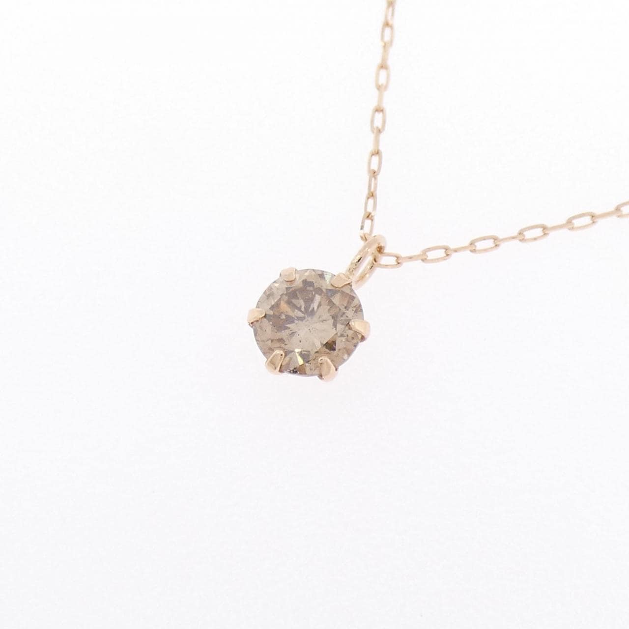 K18PG ダイヤモンド ネックレス 0.30CT
