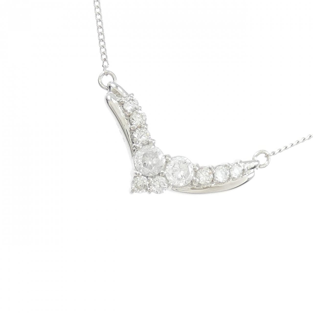 PT850 ダイヤモンド ネックレス 0.46CT