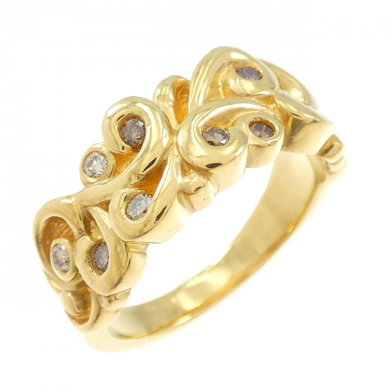 K24YG ダイヤモンド リング