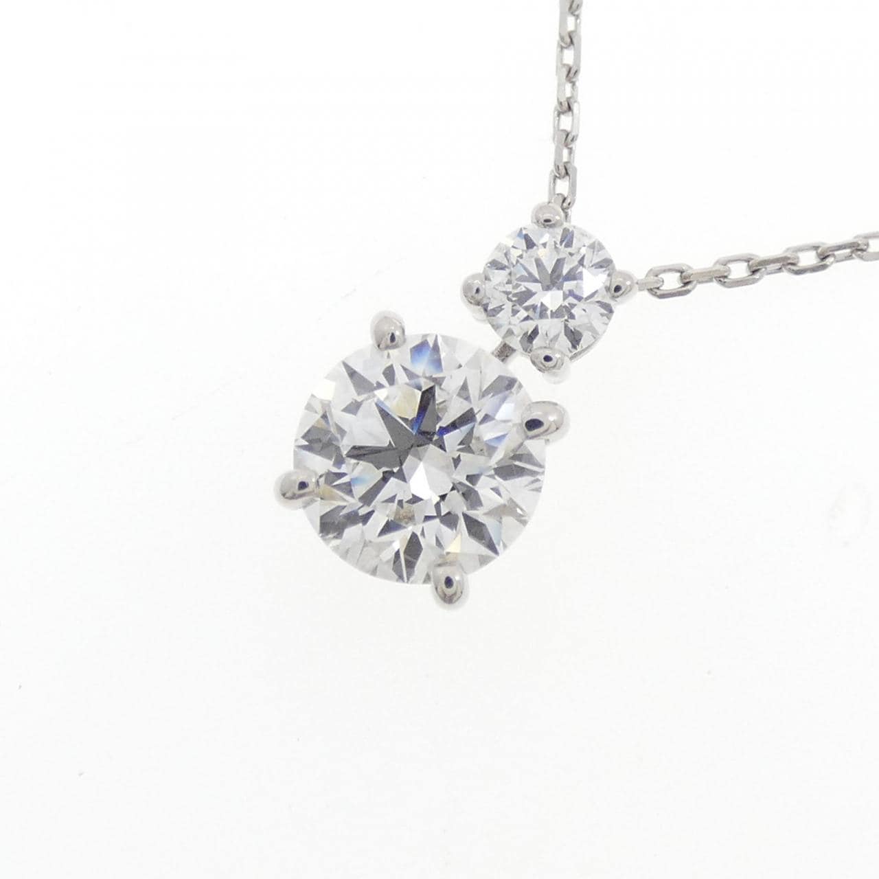 PT950/PT850 ダイヤモンド ネックレス 1.10CT D VVS1 3EXT