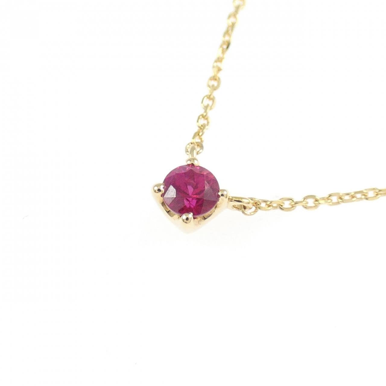 ヴァンドーム ルビー ネックレス