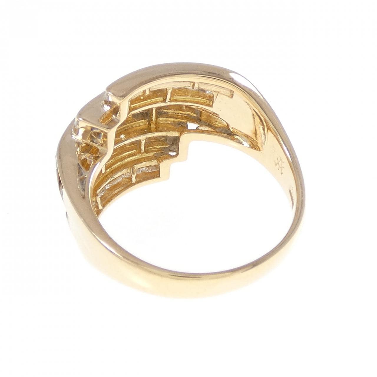 K18YG ダイヤモンド リング 1.07CT