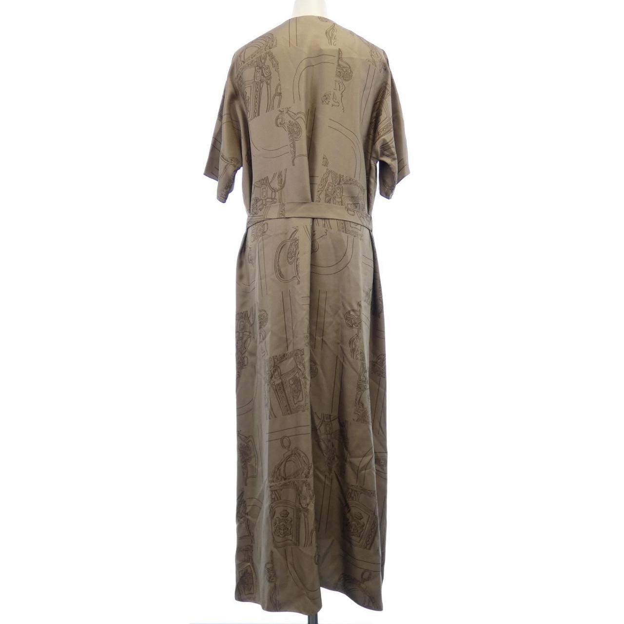 エルメス HERMES EN DESORDRE FINESSE 4H0572DL ツイルレーヌ ワンピース