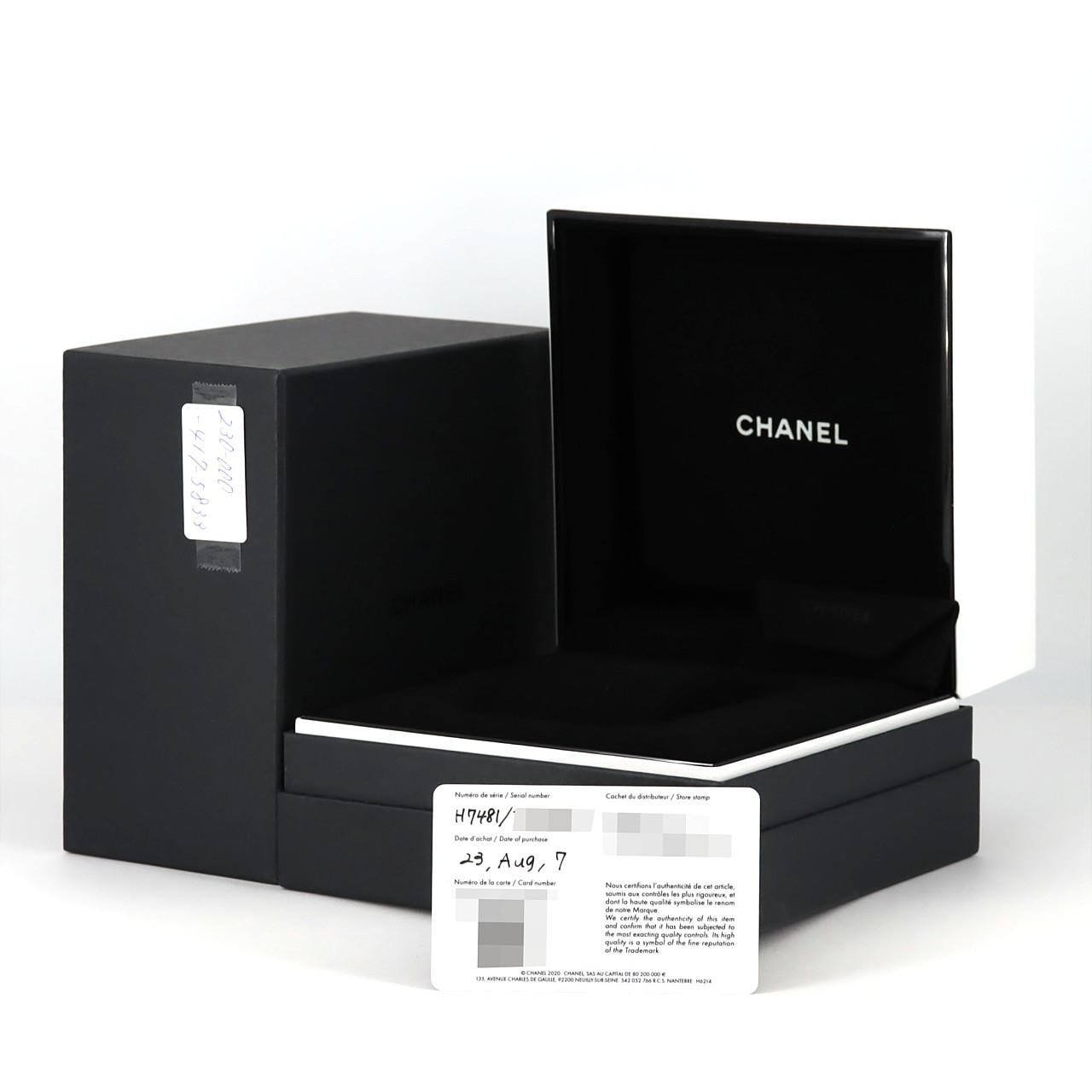 シャネル マドモアゼルJ12ラパウザ 38mmセラミック LIMITED H7481 セラミック 自動巻