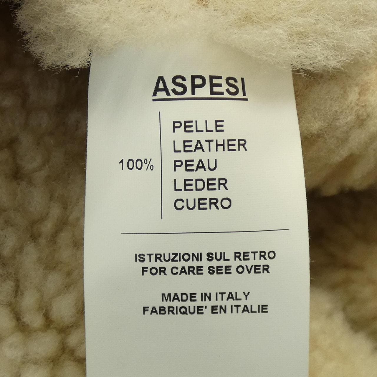 Aspage ASPESI羊皮外套