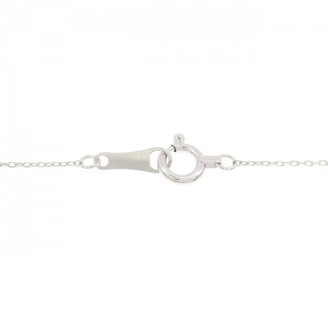 K18WG ダイヤモンド ネックレス 0.10CT